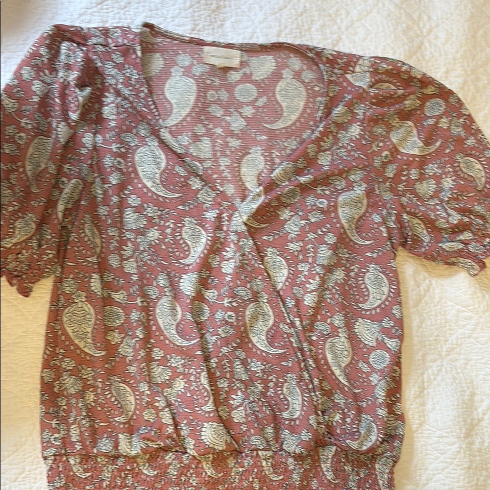 Paisley Print Women's Top